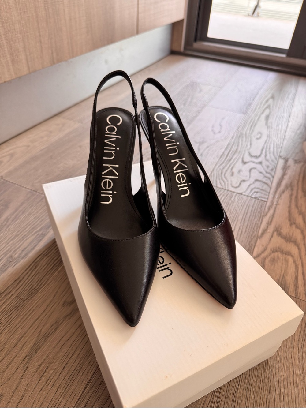 Calvin Klein Women’s Black Pointed Heels